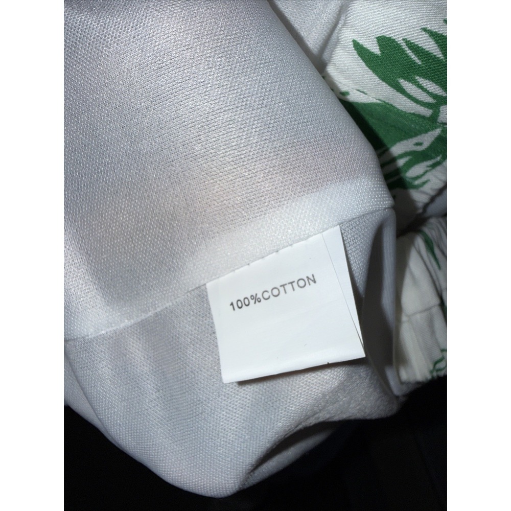 Reverse Dainty‎ Floral Crossover Midi Dress Sz Small Grern/White - Picture 10 of 13